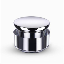 hot selling empty refillable cosmetic skincare packaging fancy acrylic face cream jar